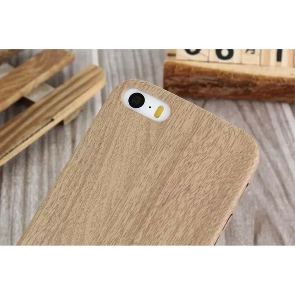 Handyhülle Für iPhone SE / 5 / 5S Holzeffekt