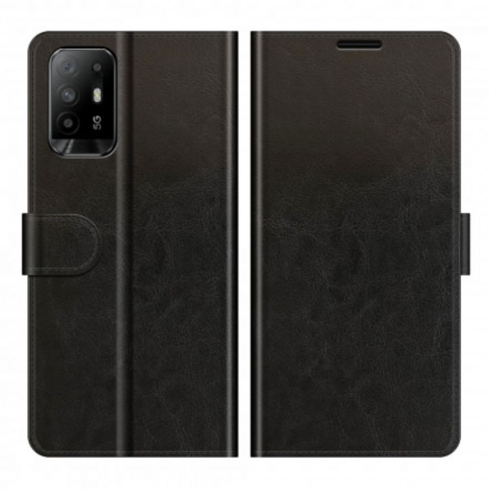 Flip Case Für Oppo A94 5G Ultra Kunstleder