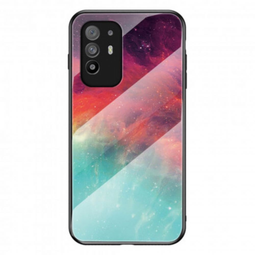 Hülle Für Oppo A94 5G Premium-farben Gehärtetes Glas
