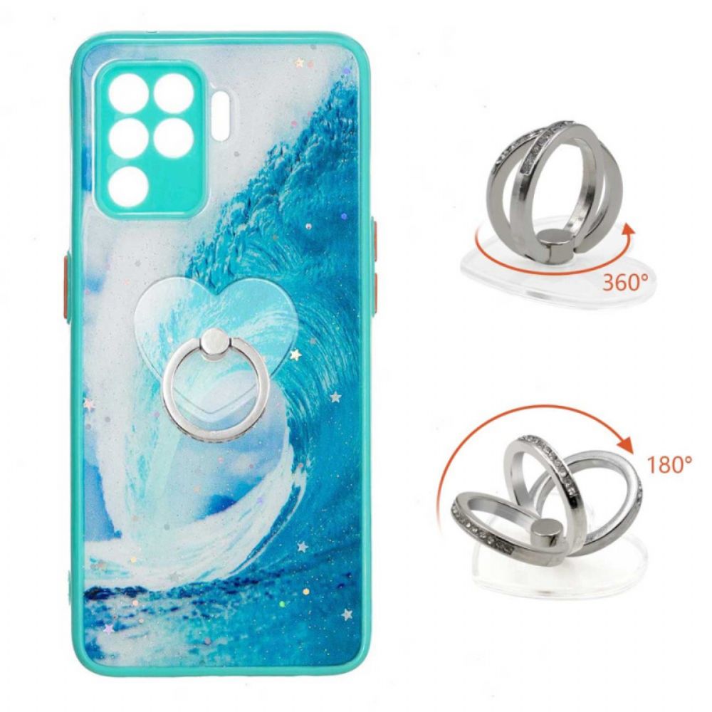 Hülle Für Oppo A94 5G Welle Mit Ring