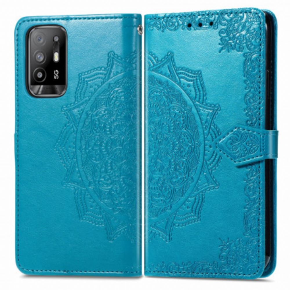 Lederhüllen Für Oppo A94 5G Mandala Aus Dem Mittelalter