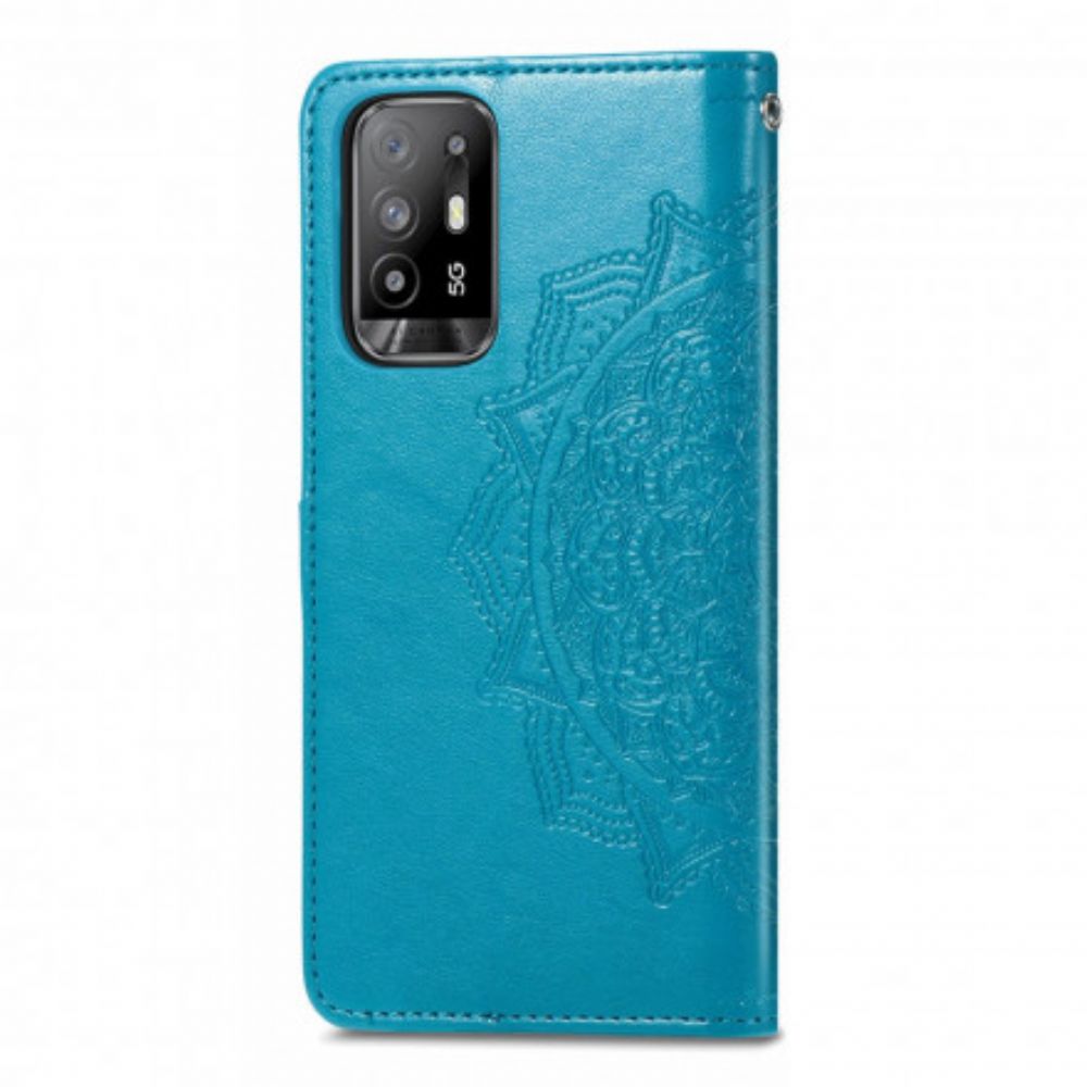 Lederhüllen Für Oppo A94 5G Mandala Aus Dem Mittelalter