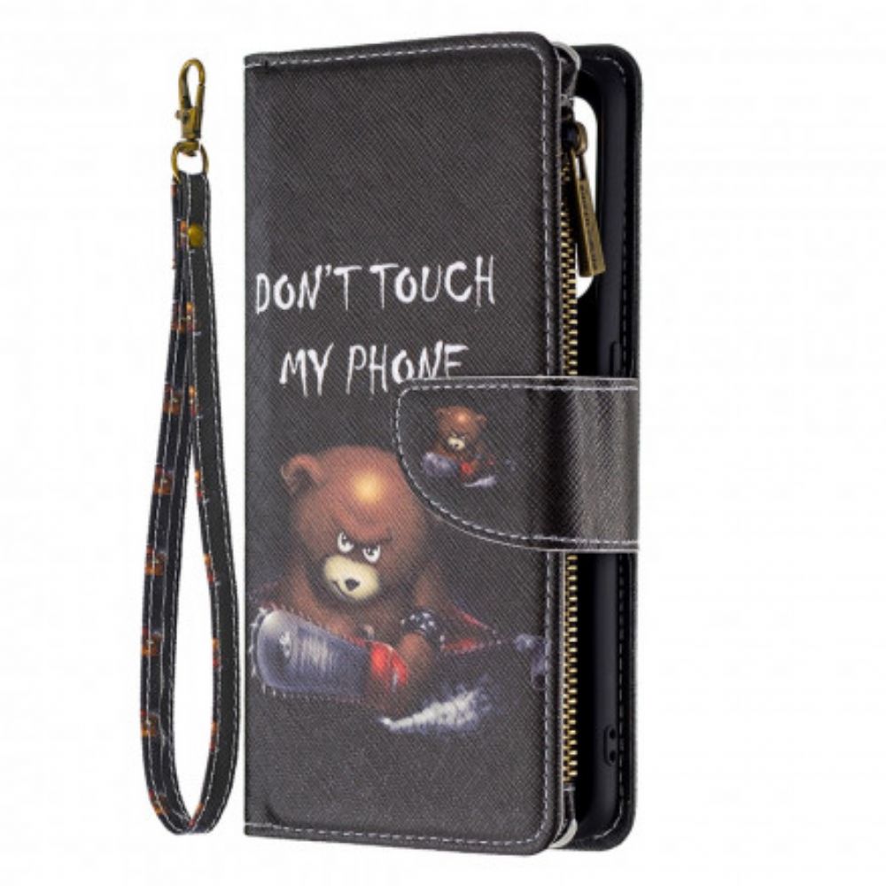 Lederhüllen Für Oppo A94 5G Tasche Mit Reißverschluss