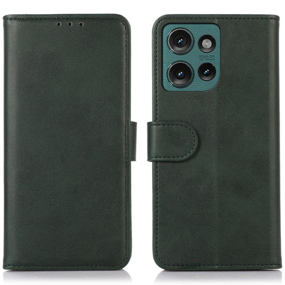 Lederhüllen Motorola Edge 50 Neo Handyhülle Ledereffekt
