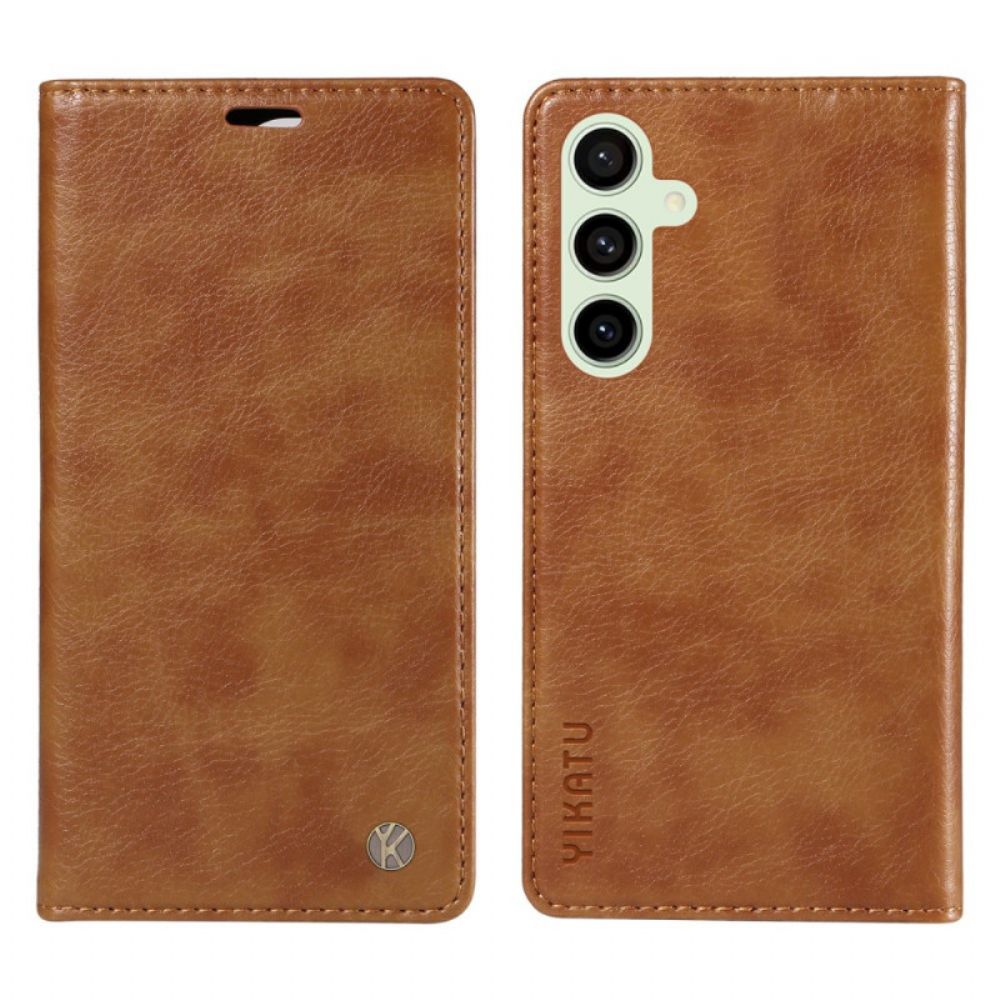 Flip Case Samsung Galaxy S24 Fe Vintage Yikatu