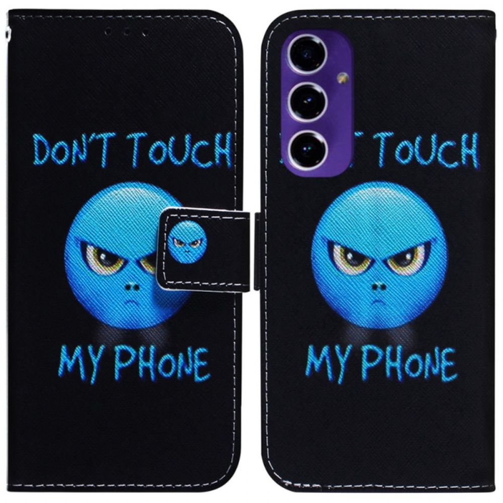 Lederhüllen Samsung Galaxy S24 Fe Handyhülle Telefon-emoji