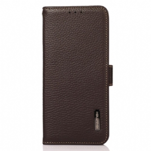 Lederhüllen Samsung Galaxy S24 Fe Leder Mit Rfid-blockierung Khazneh