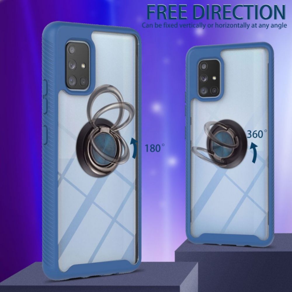 Hülle Für Samsung Galaxy A71 5G Colored Contour Hybrid Mit Ring