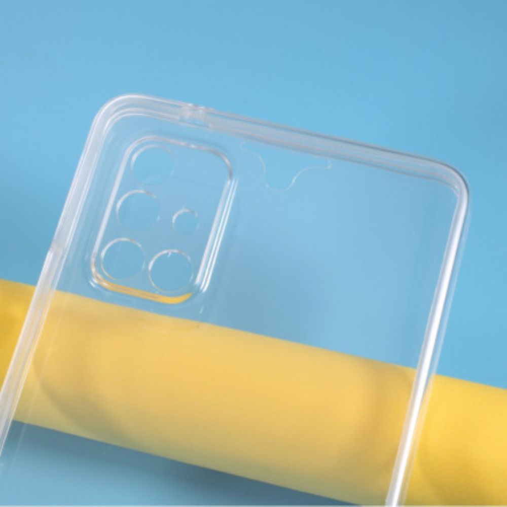 Hülle Für Samsung Galaxy A71 5G Transparente Vorder- Und Rückseite