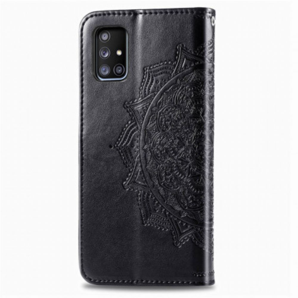 Lederhüllen Für Samsung Galaxy A71 5G Mandala Aus Dem Mittelalter