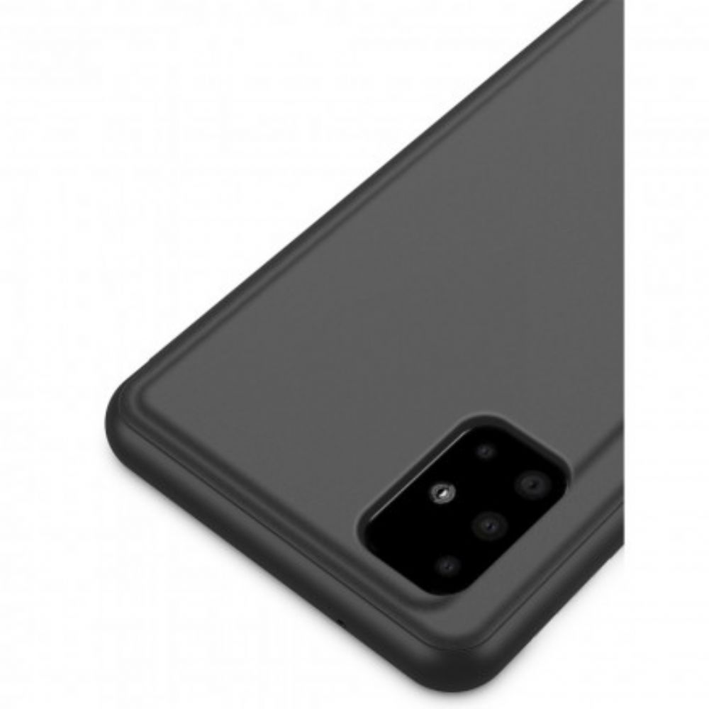 Schutzhülle Für Samsung Galaxy A71 5G Spiegel Und Kunstleder