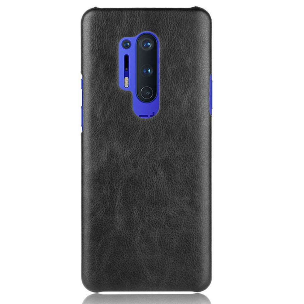 Hülle Für OnePlus 8 Pro Performance Litschi-leder-effekt