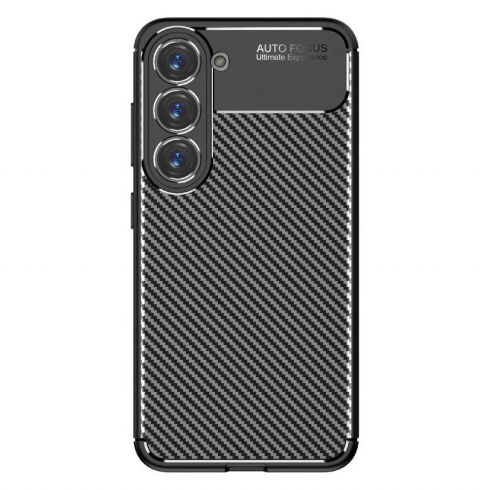 Handyhülle Für Samsung Galaxy S23 Plus 5G Flexible Kohlefaser