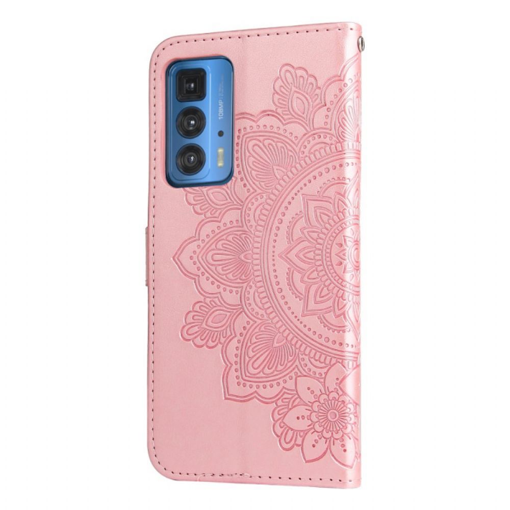 Flip Case Für Motorola Edge 20 Pro Mandalas