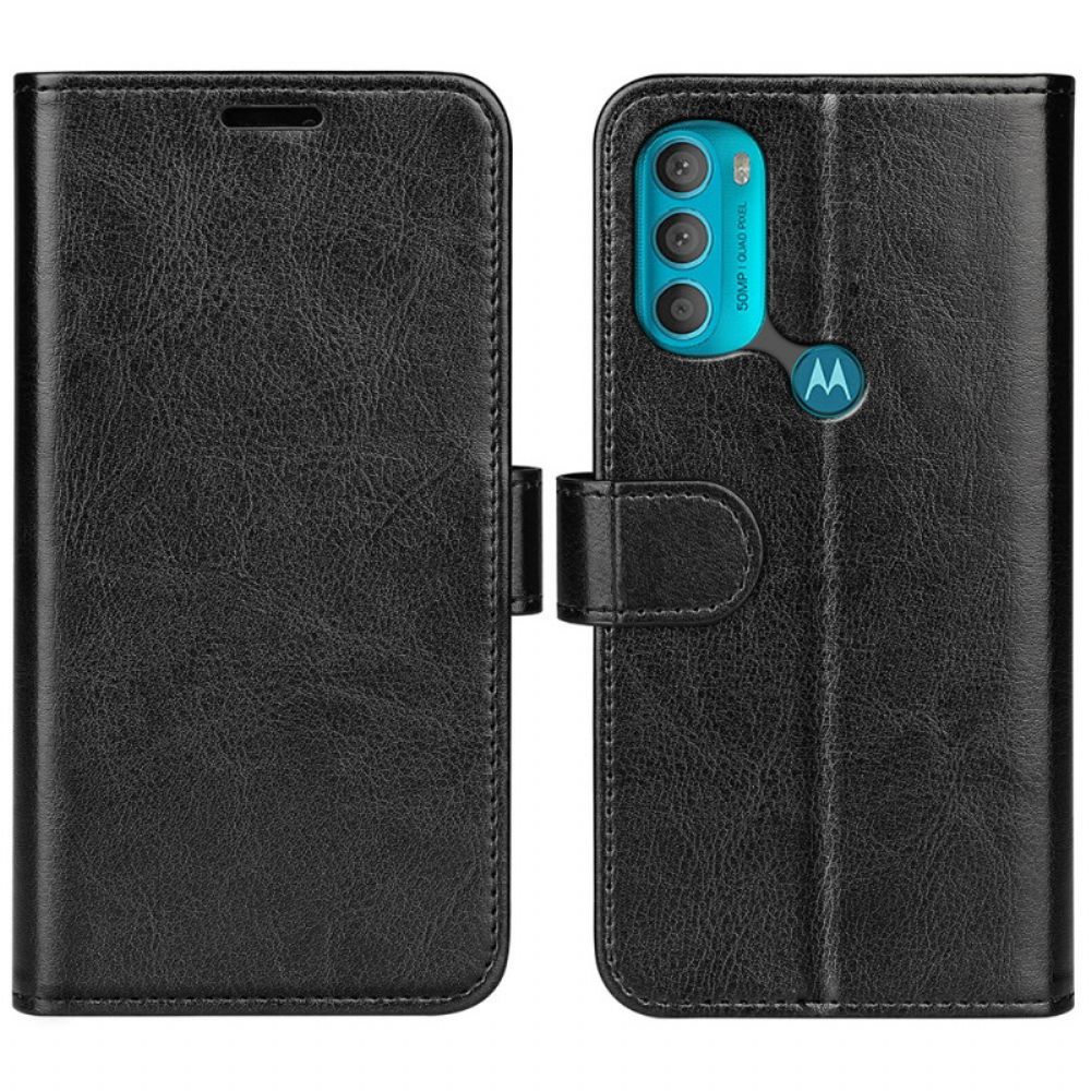 Lederhüllen Für Moto G71 5G Ledereffekt
