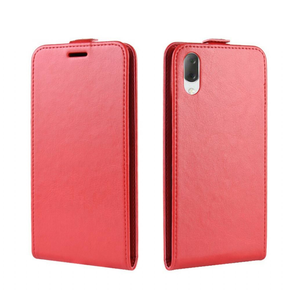Flip Case Für Sony Xperia L3 Flip Case Faltbarer Ledereffekt