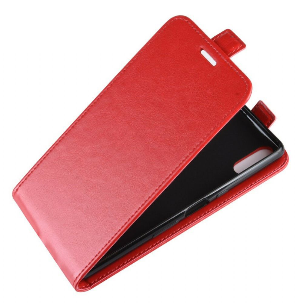 Flip Case Für Sony Xperia L3 Flip Case Faltbarer Ledereffekt