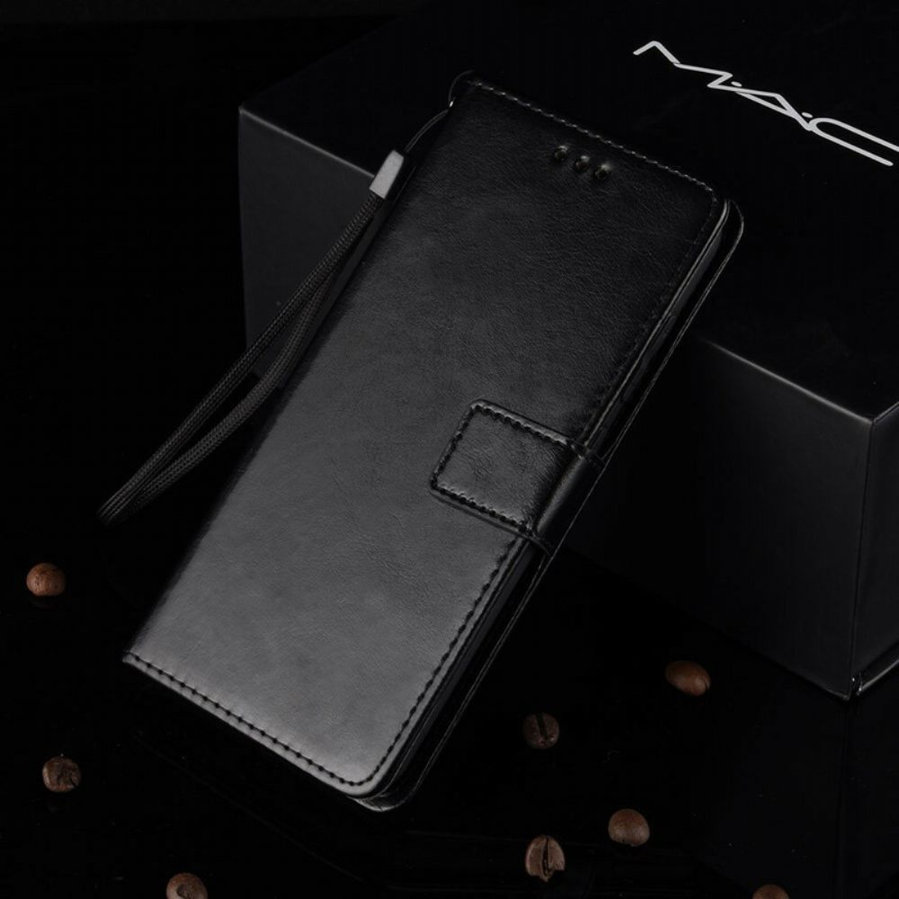 Flip Case Für Sony Xperia L3 Utra Kunstleder Mit Riemen