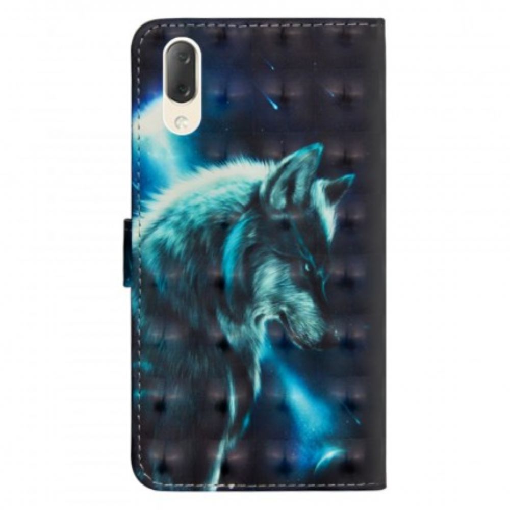Lederhüllen Für Sony Xperia L3 Majestätischer Wolf