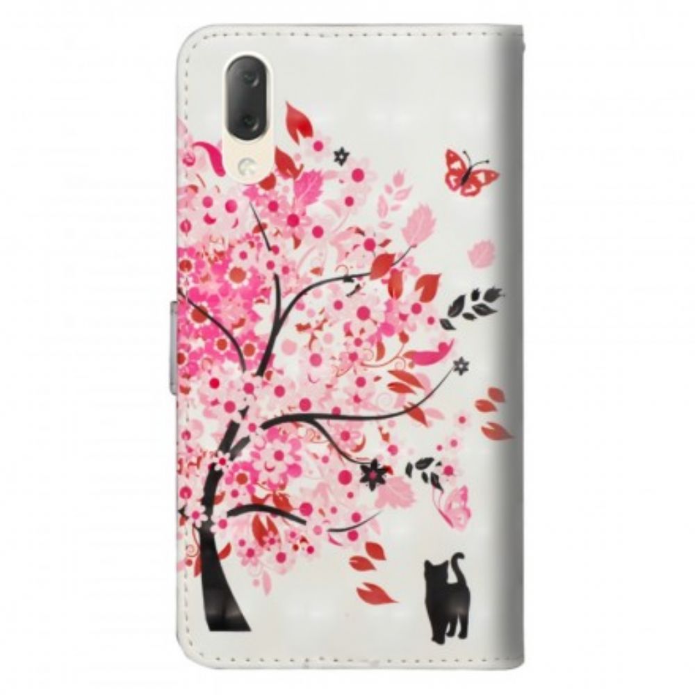 Lederhüllen Für Sony Xperia L3 Rosa Baum