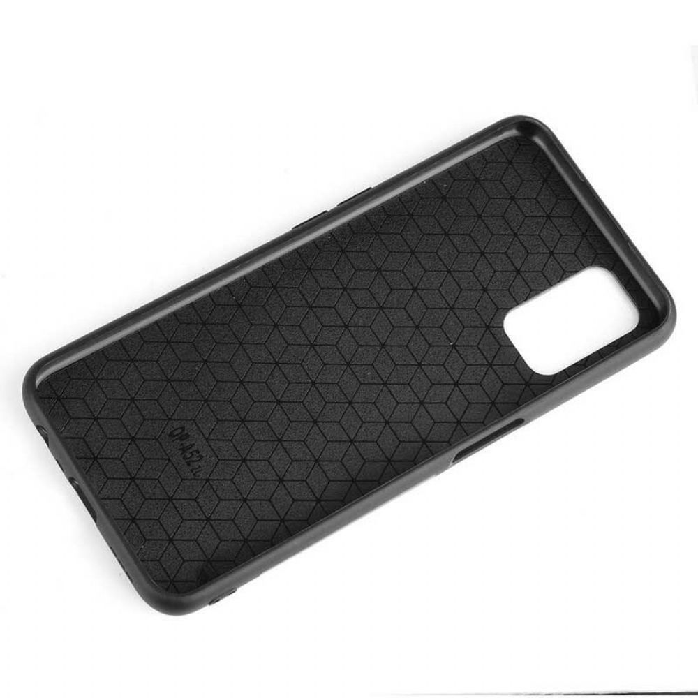Handyhülle Für Oppo A72 Naht Lederoptik