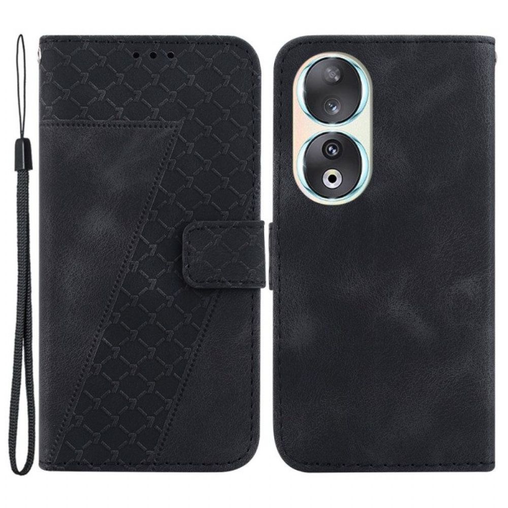 Lederhüllen Für Honor 90 Design 7 Mit Lanyard