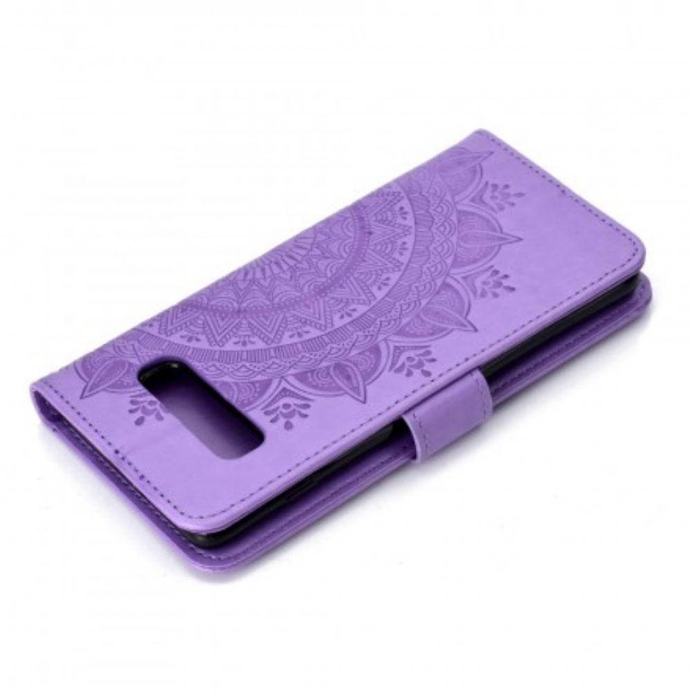 Flip Case Für Samsung Galaxy S10 Plus Sonnen-mandala