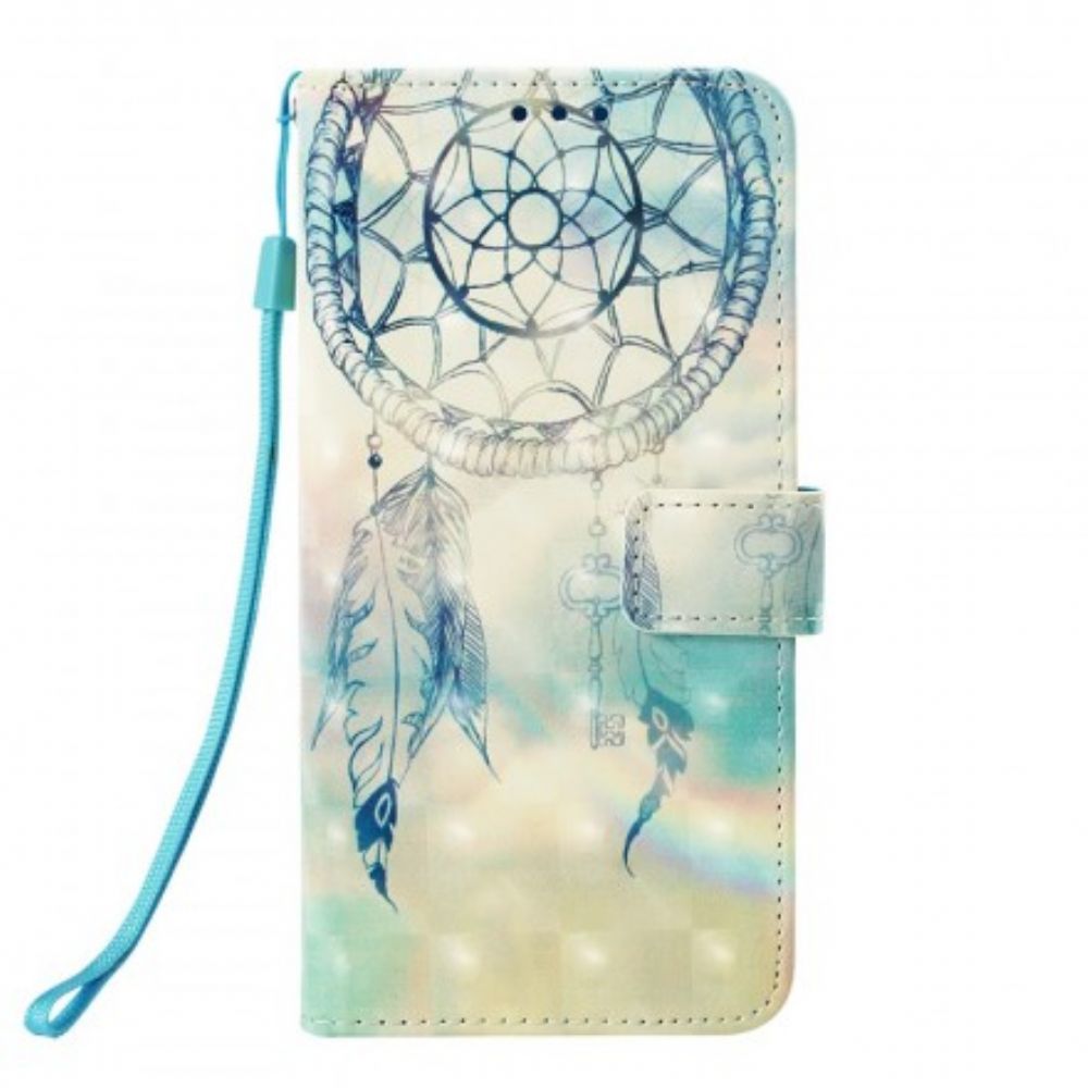 Flip Case Für Samsung Galaxy S10 Plus Wasserfarbener Traumfänger