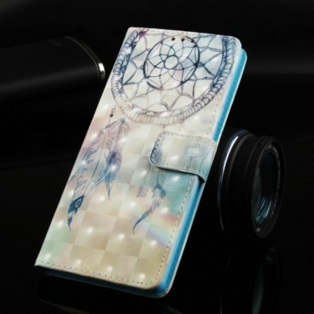 Flip Case Für Samsung Galaxy S10 Plus Wasserfarbener Traumfänger