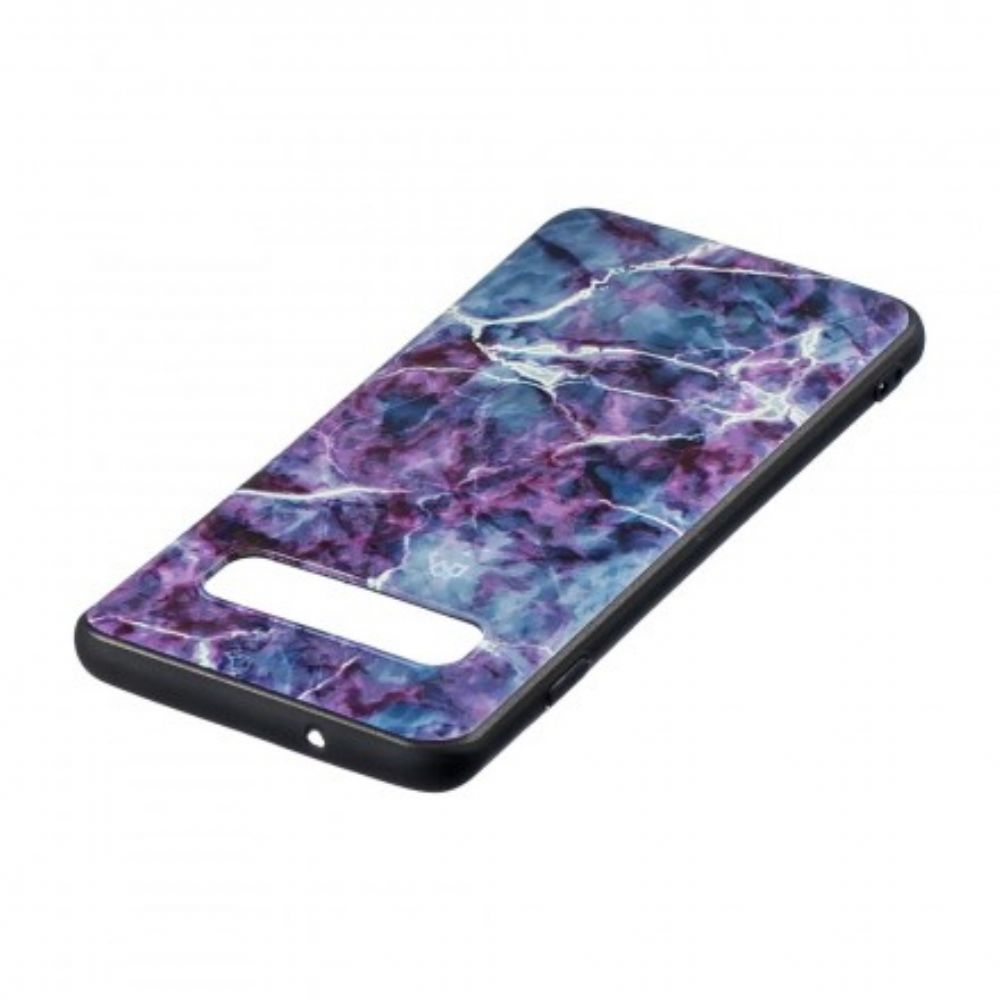 Hülle Für Samsung Galaxy S10 Plus Lila Marmor