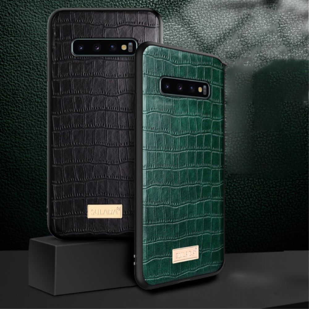 Hülle Für Samsung Galaxy S10 Plus Sulada Krokodilleder-effekt