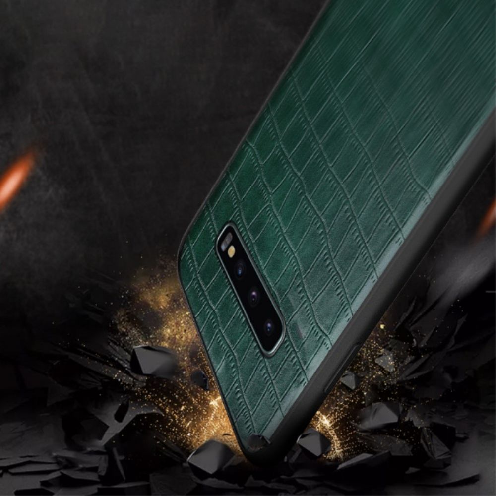 Hülle Für Samsung Galaxy S10 Plus Sulada Krokodilleder-effekt