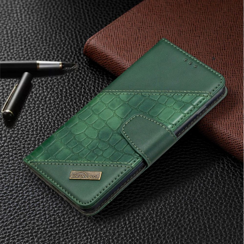 Lederhüllen Für Samsung Galaxy S10 Plus Klassischer Krokodilleder-effekt