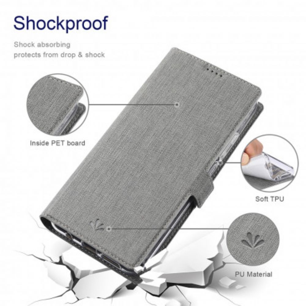 Schutzhülle Für Moto G 5G Flip Case Texturiertes Vili Dmk