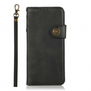 Flip Case Für iPhone 13 Mini Khazneh-magnetknopf