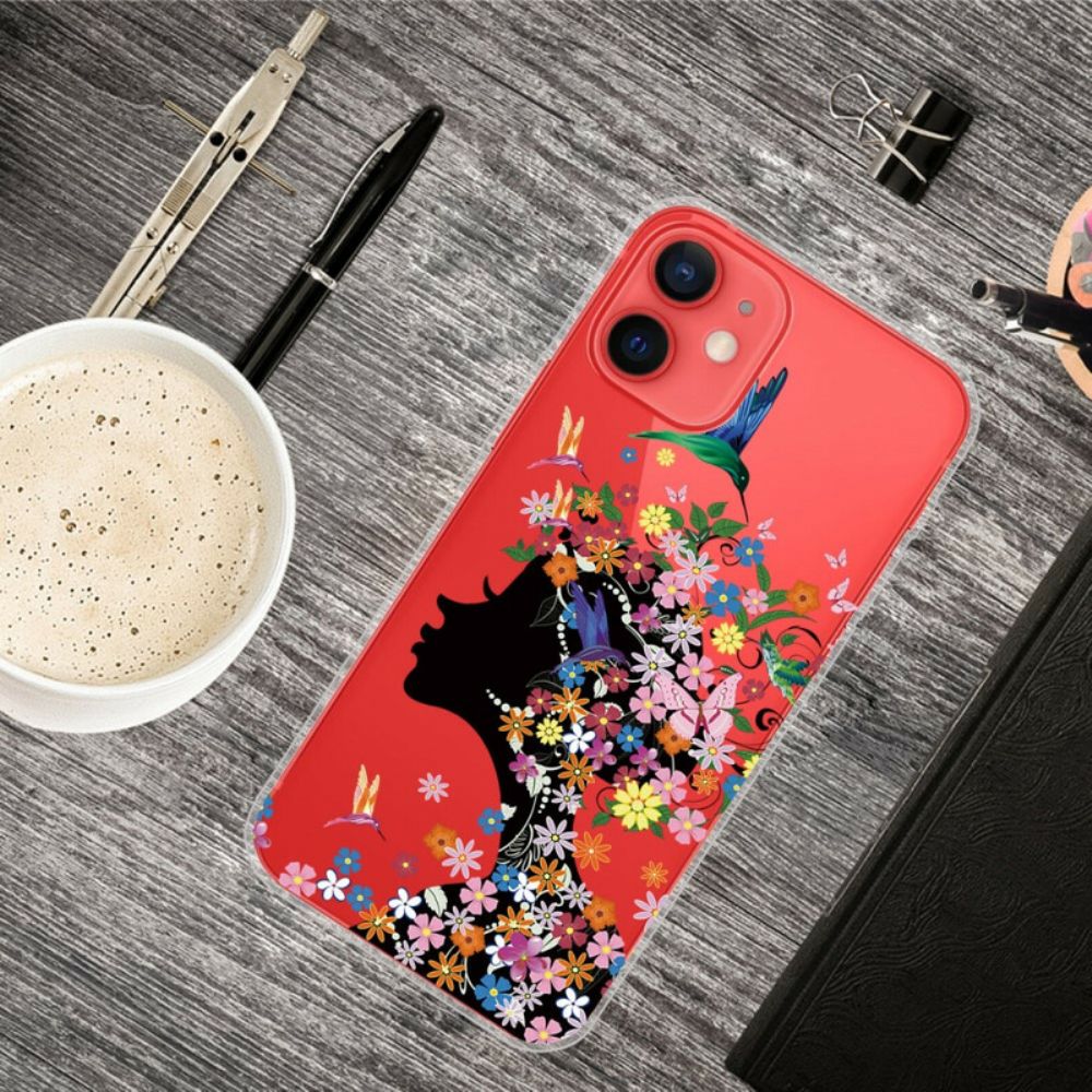 Handyhülle Für iPhone 13 Mini Hübscher Blütenkopf