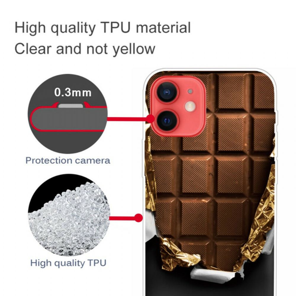Handyhülle Für iPhone 13 Mini Schokolade Flexibel
