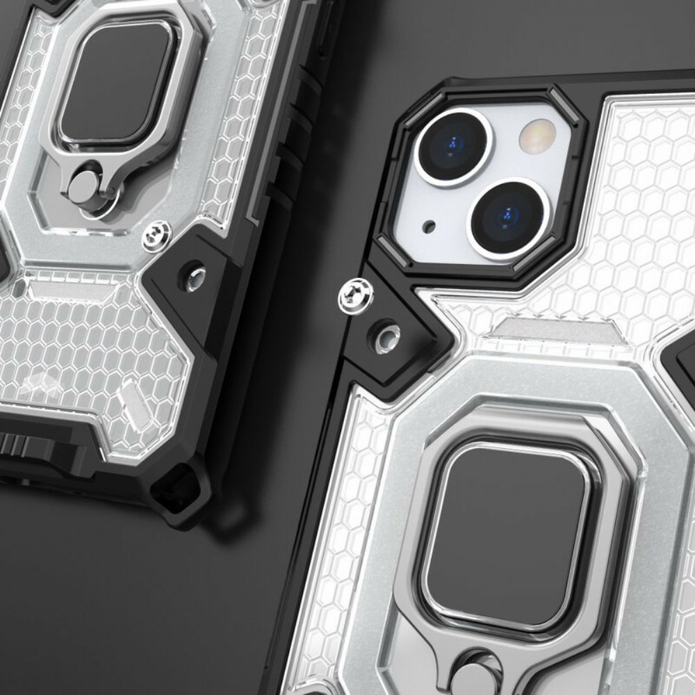 Hülle Für iPhone 13 Mini Wabe Mit Ring