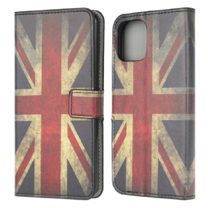 Lederhüllen Für iPhone 13 Mini England-flagge