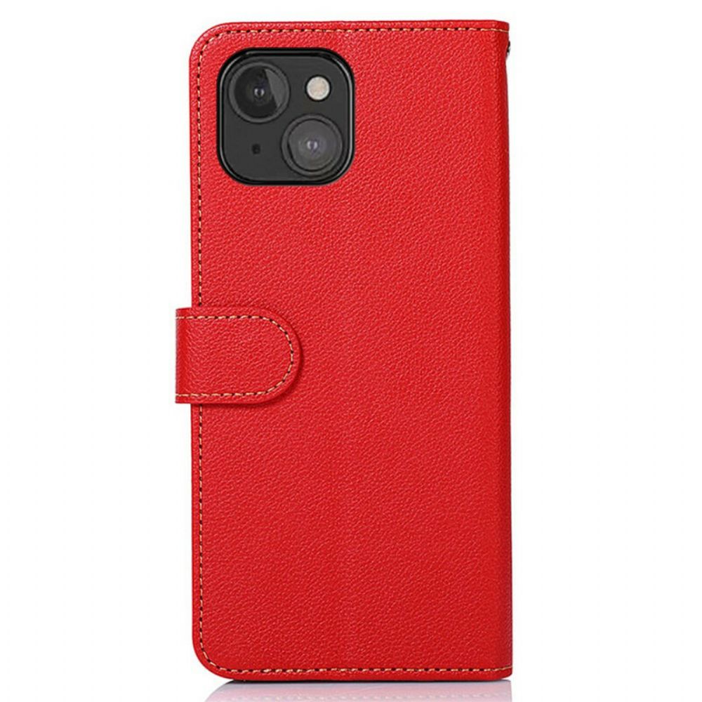 Lederhüllen Für iPhone 13 Mini Liche Style Rfid Khazneh