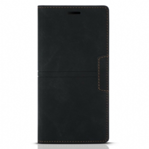 Schutzhülle Für iPhone 13 Mini Flip Case Magnetverschluss Aus Leder Im Couture-stil
