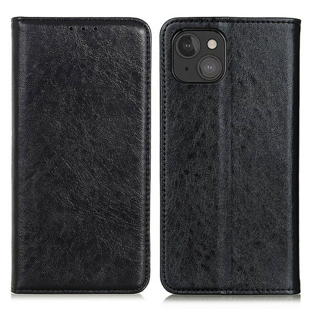Schutzhülle Für iPhone 13 Mini Flip Case Strukturiertes Spaltleder