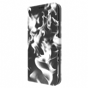 Flip Case Für Samsung Galaxy A33 5G Abstraktes Muster