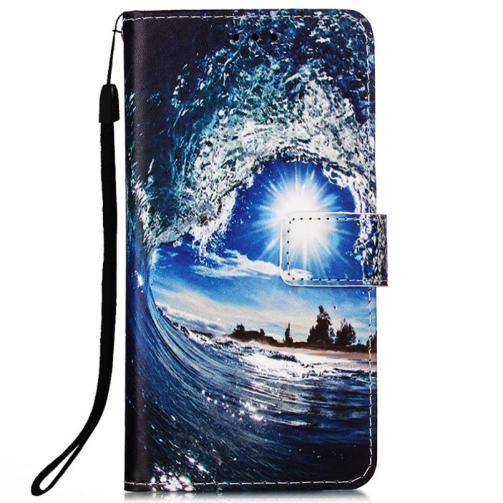 Flip Case Für Samsung Galaxy A33 5G Kiff Die Welle