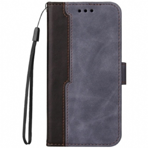 Flip Case Für Samsung Galaxy A33 5G Zweifarbig