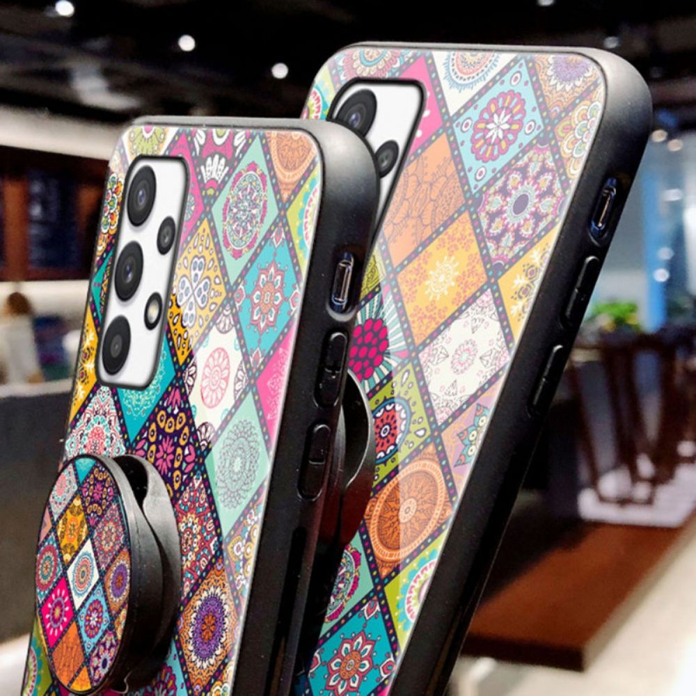 Handyhülle Für Samsung Galaxy A33 5G Magnetischer Patchwork-halter