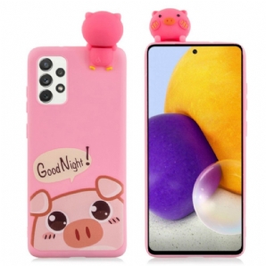 Hülle Für Samsung Galaxy A33 5G 3d-gute-nacht-schwein