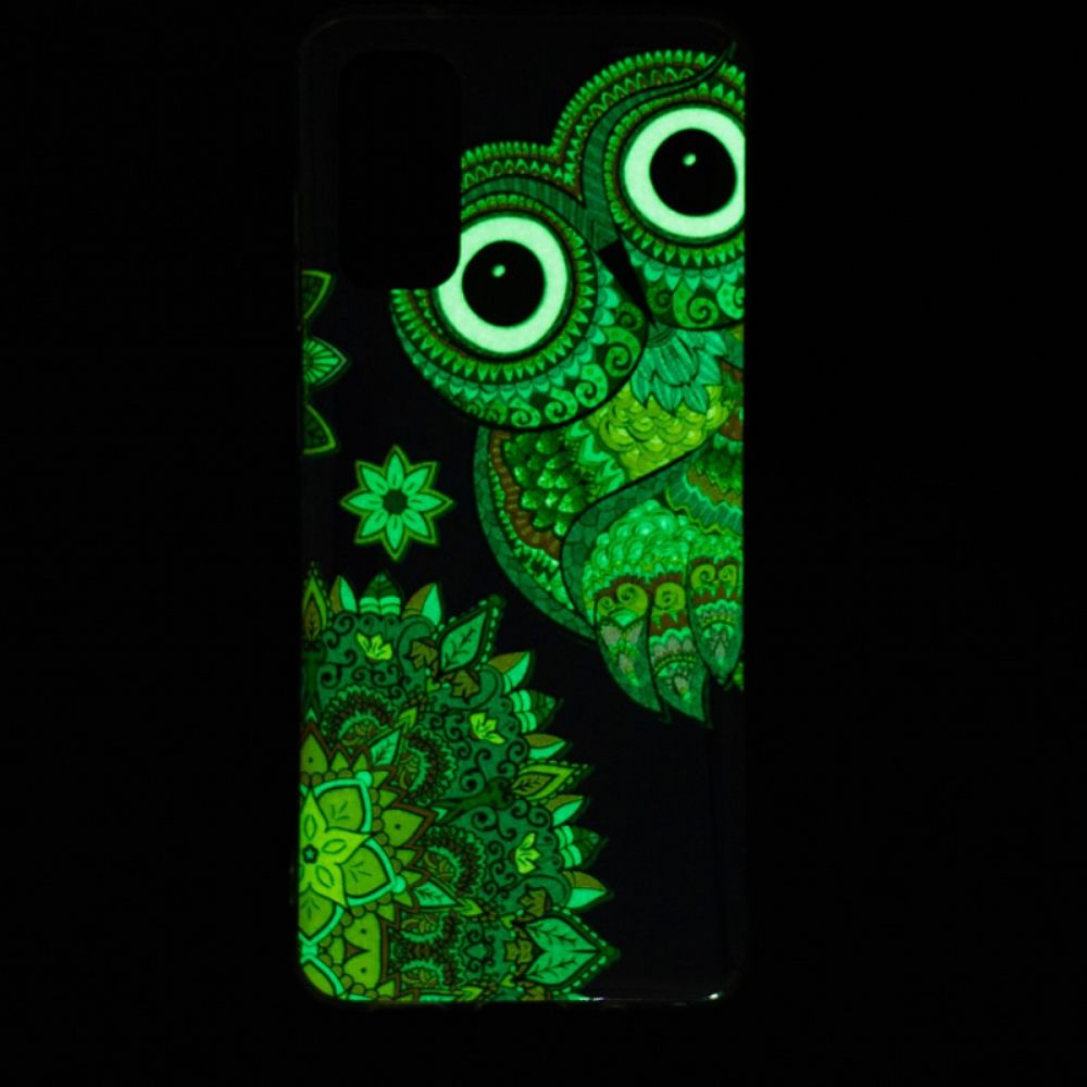 Hülle Für Samsung Galaxy A33 5G Fluoreszierende Mandala-eule