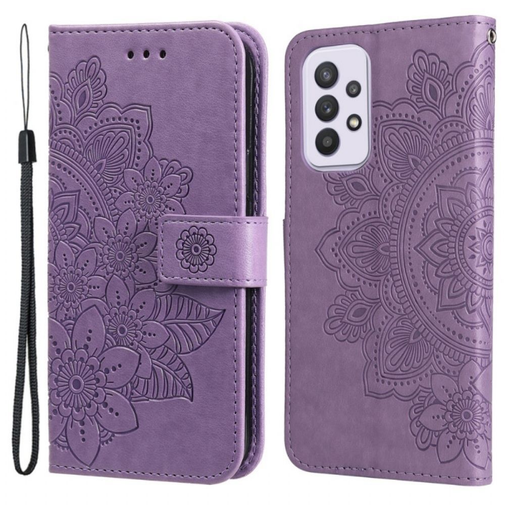 Lederhüllen Für Samsung Galaxy A33 5G Blumen-mandala