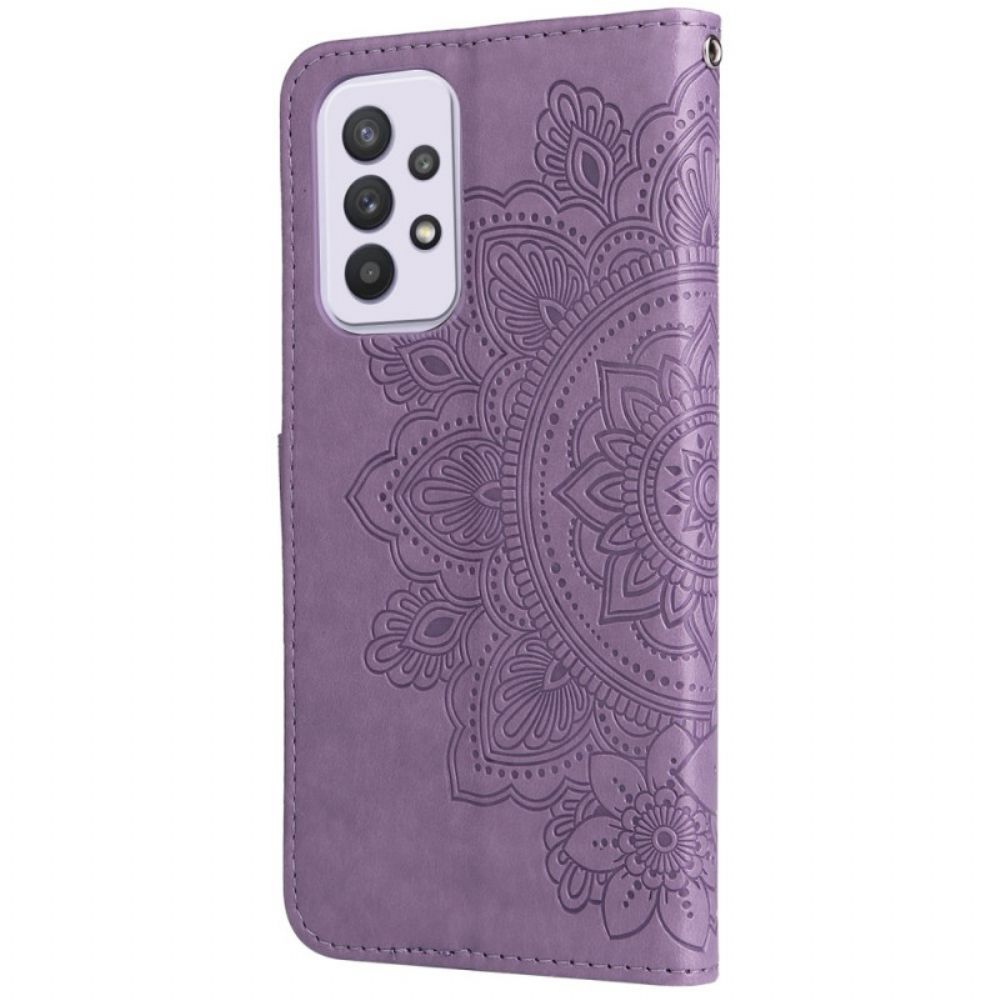 Lederhüllen Für Samsung Galaxy A33 5G Blumen-mandala